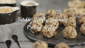Fıstıklı Yulaflı Glütensiz Protein Topları