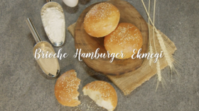 Brioche Hamburger Ekmeği