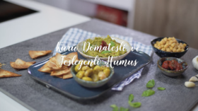 Kuru Domatesli ve Fesleğenli Humus Tarifi