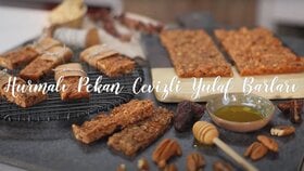 Hurmalı Pekan Cevizli Yulaf Barları Tarifi