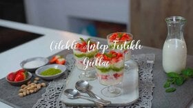 Çilekli & Antep Fıstıklı Güllaç