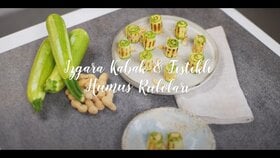 Izgara Kabak & Fıstıklı Humus Ruloları Tarifi