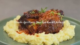 Fırında Ağır Pişmiş Dana Kısa Kemikli Kaburga