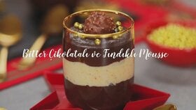 Bitter Çikolatalı & Fındıklı Mousse