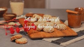 Tahinli & Pekmezli Vegan Kurabiyeler Tarifi