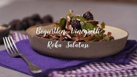 Böğürtlen Vinegretli Roka Salatası