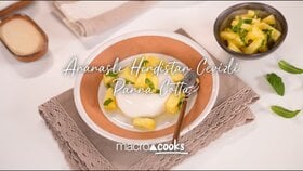 Ananaslı Hindistan Cevizli Panna Cotta