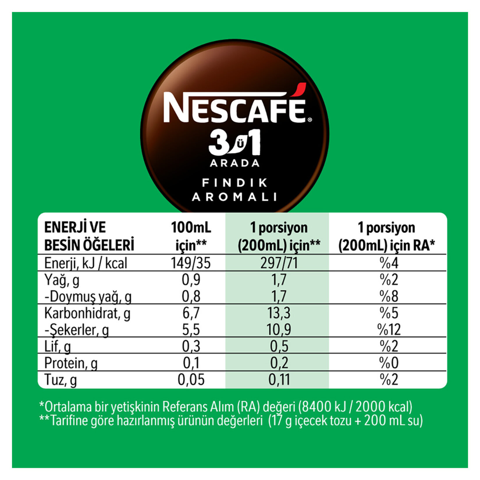 Nescafé 3ü1 Arada Fındık Aromalı 17 G - Görsel 3