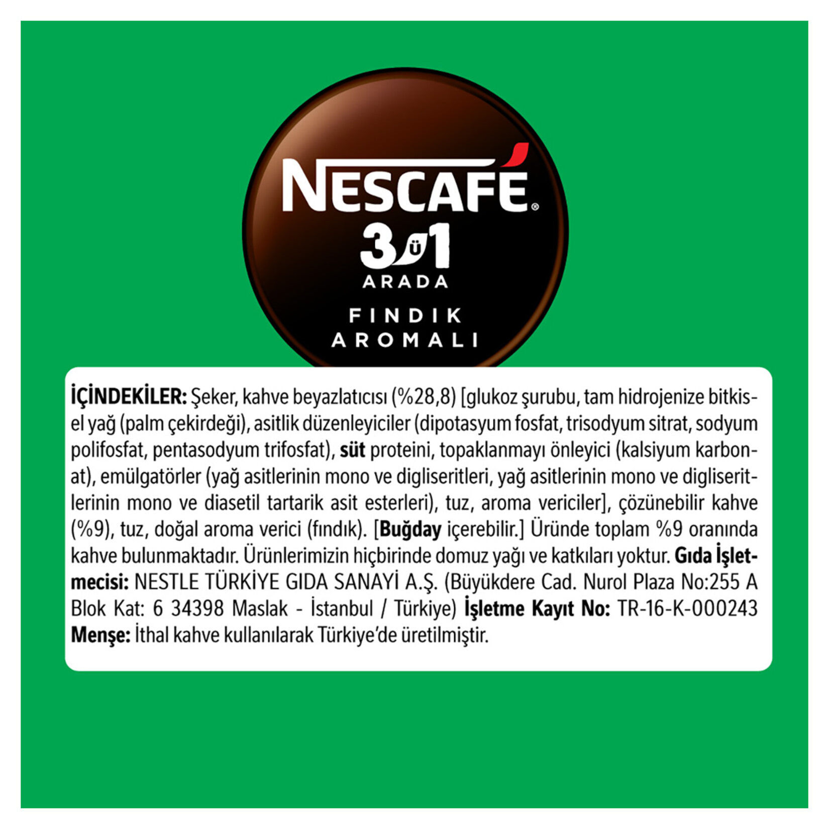 Nescafé 3ü1 Arada Fındık Aromalı 17 G - Görsel 4