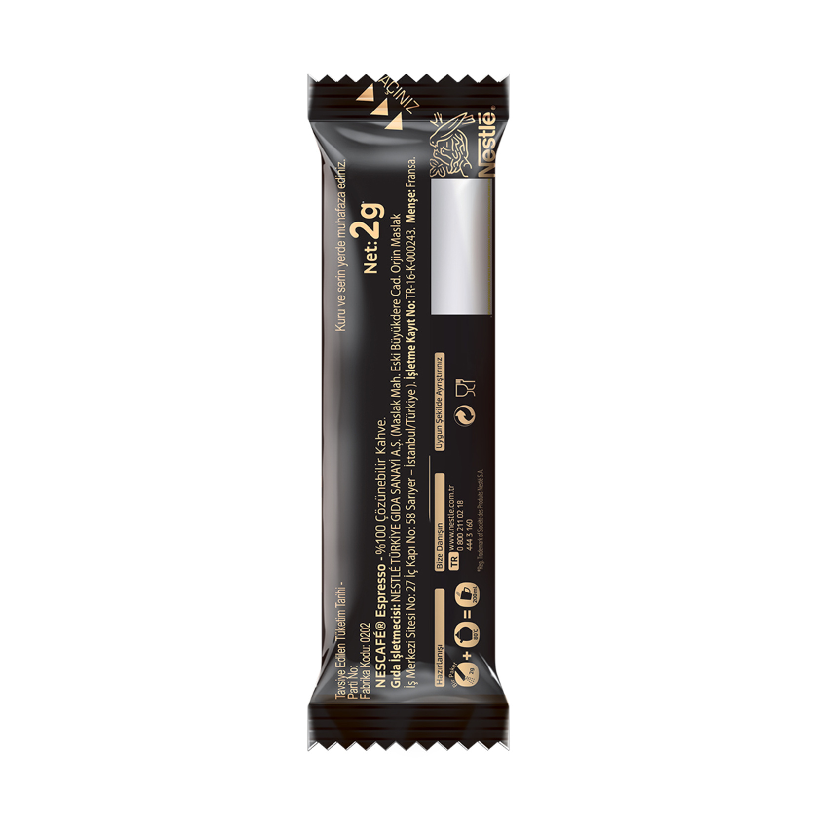 Nescafe Gold Espresso 2 G - Görsel 2