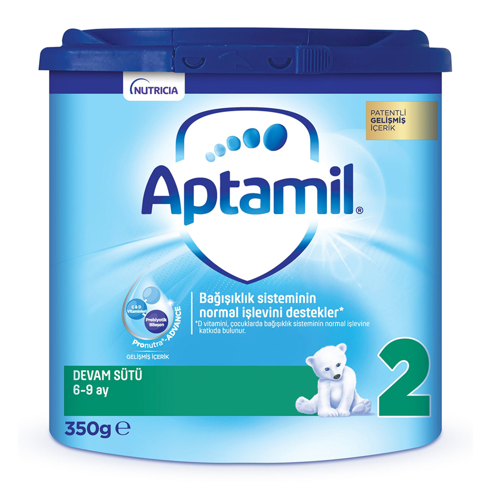 Aptamil 2 Devam Sütü 350 G 6-9 Ay Akıllı Kutu - Görsel 1