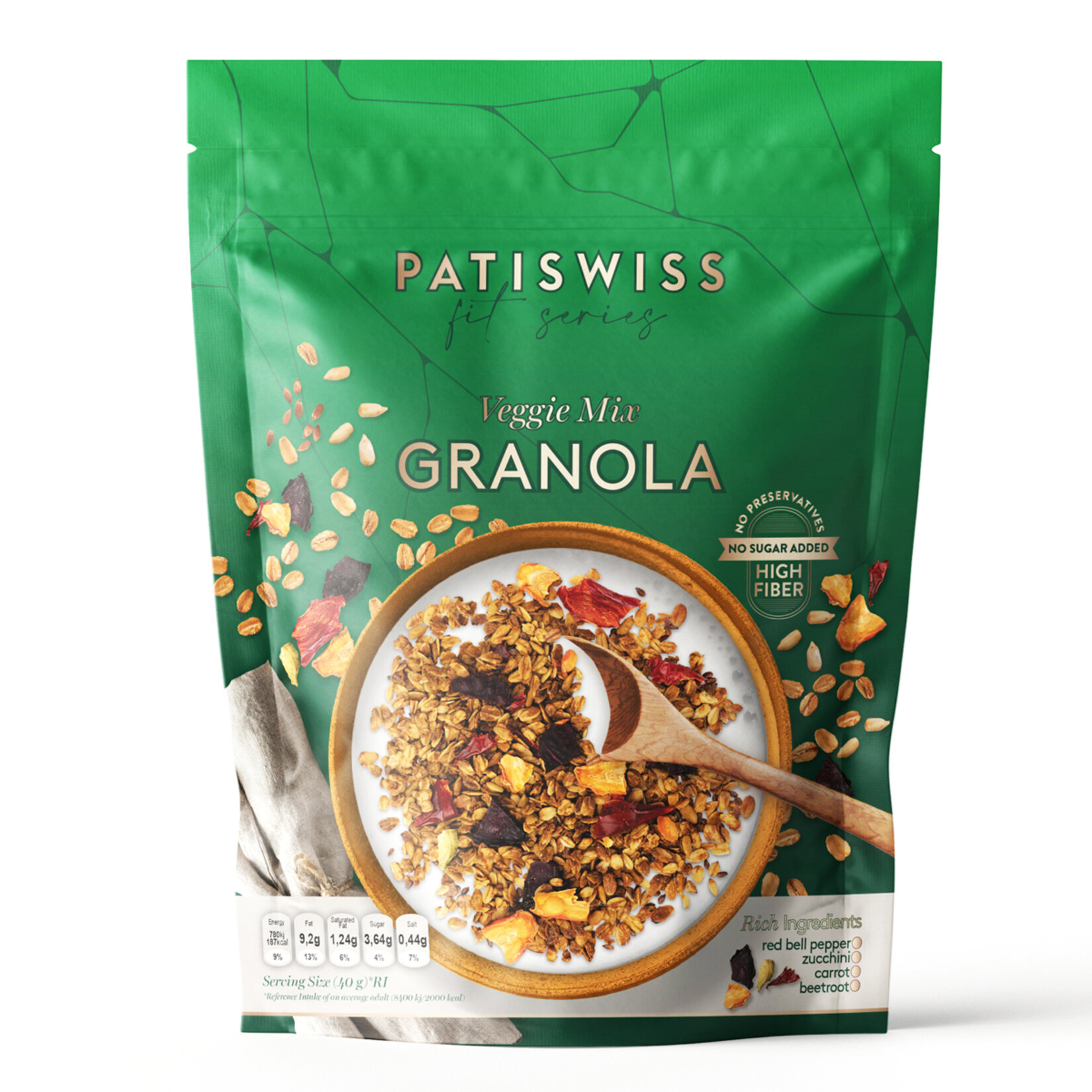 Patiswiss Sebzeli Tuzlu Granola 300G