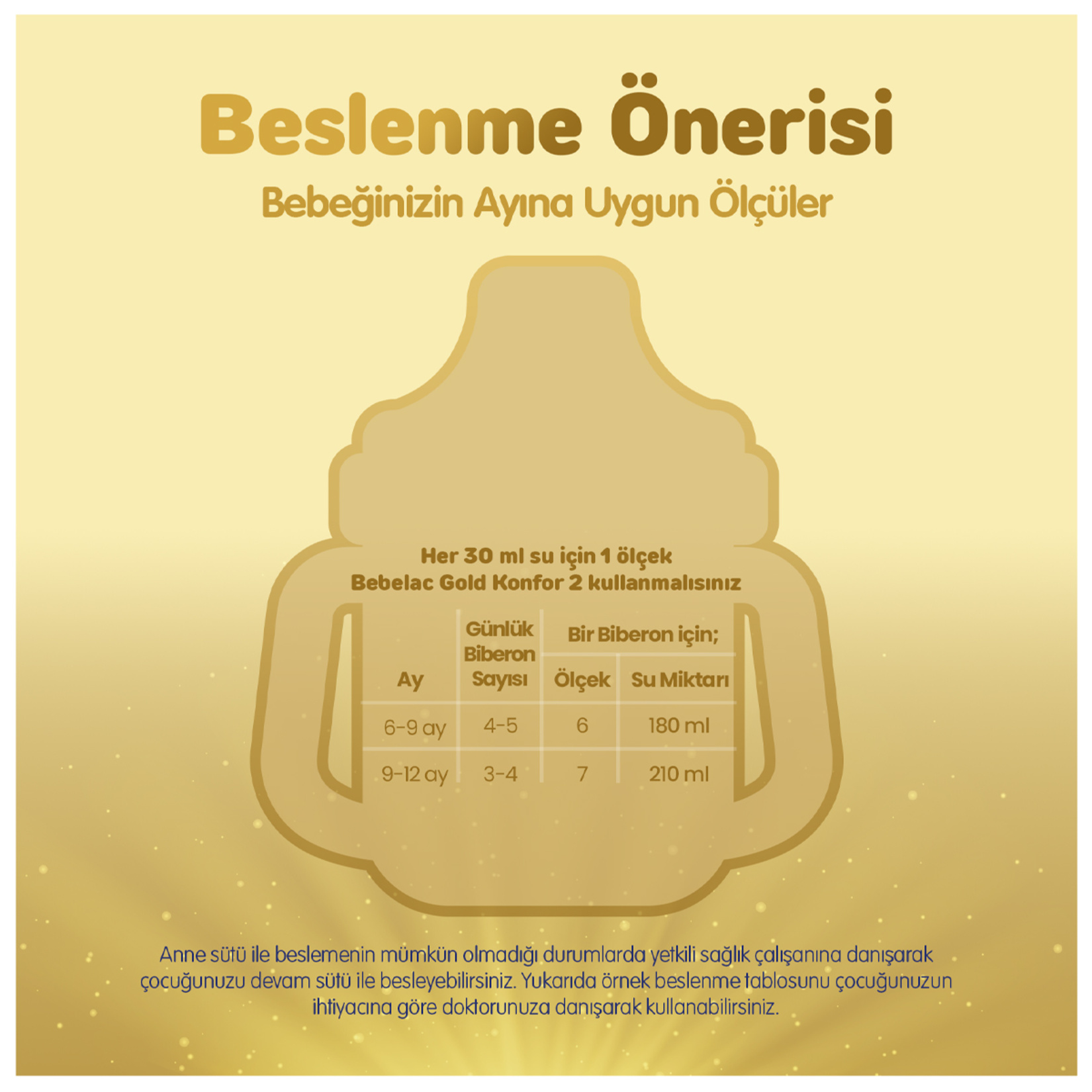 Bebelac Gold Konfor 2 Devam Sütü 6-12 Ay 800 G - Görsel 3