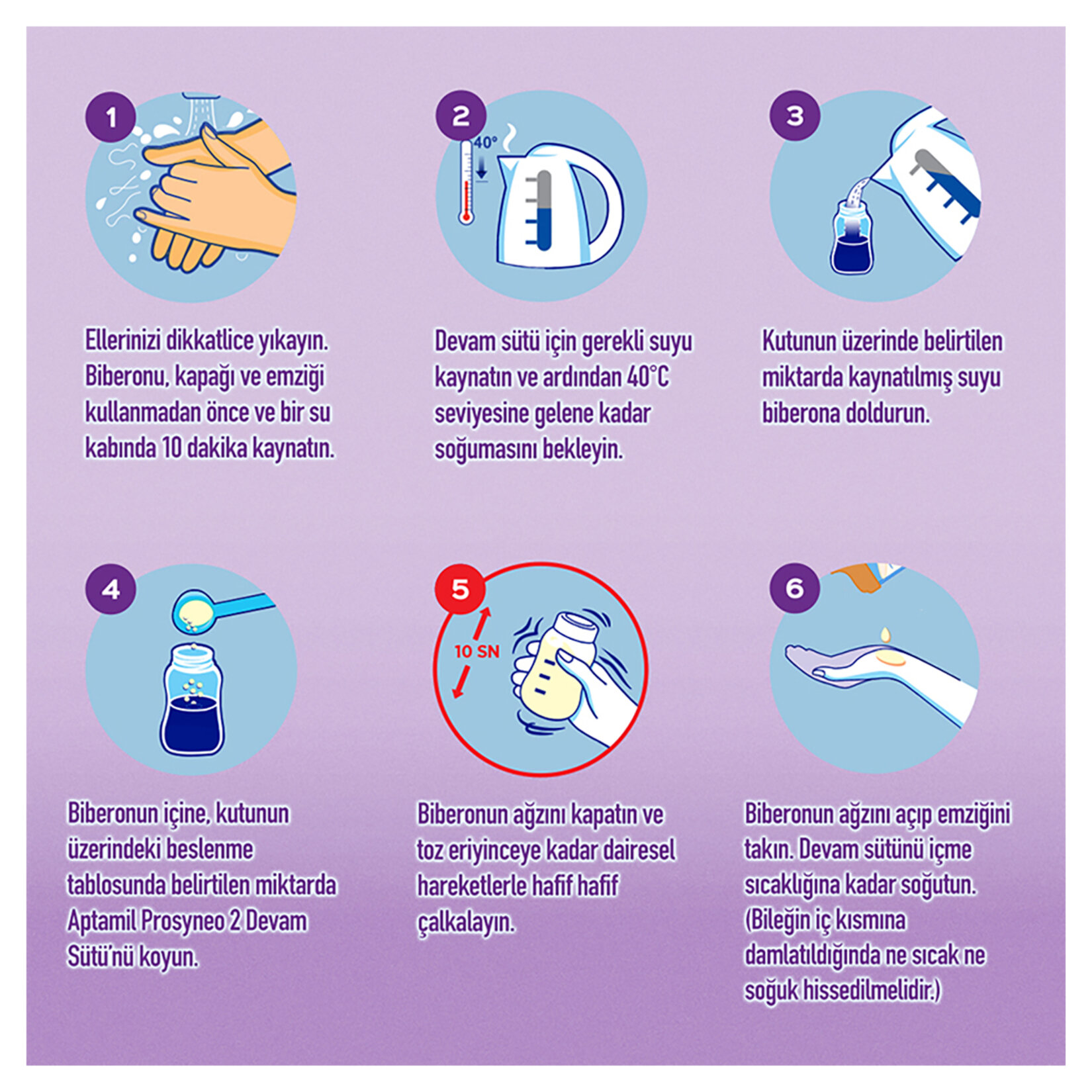 Aptamil Prosyneo Devam Sütü 2 400 G - Görsel 5