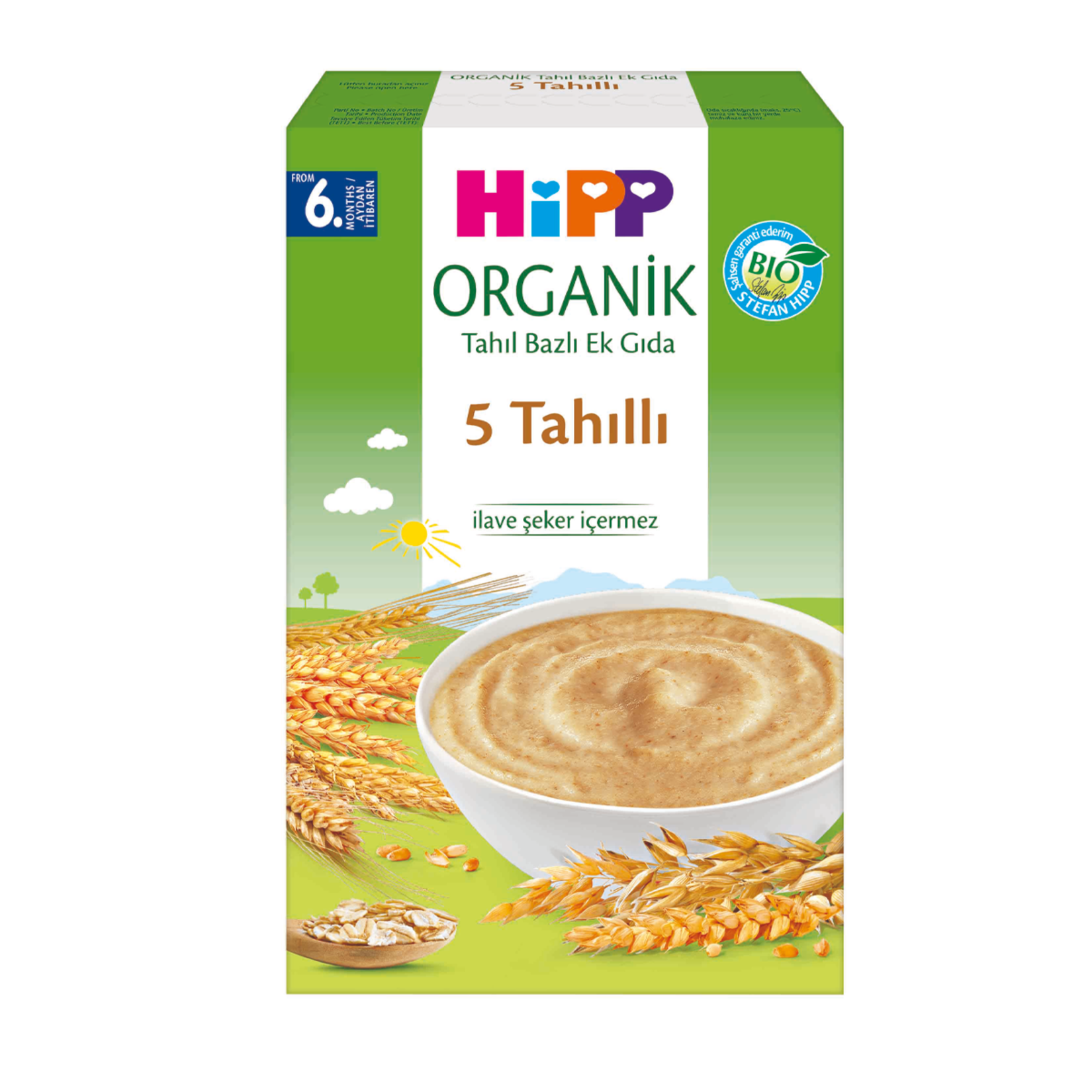 Hipp Organik 5 Tahıllı Kaşık Maması 200 G