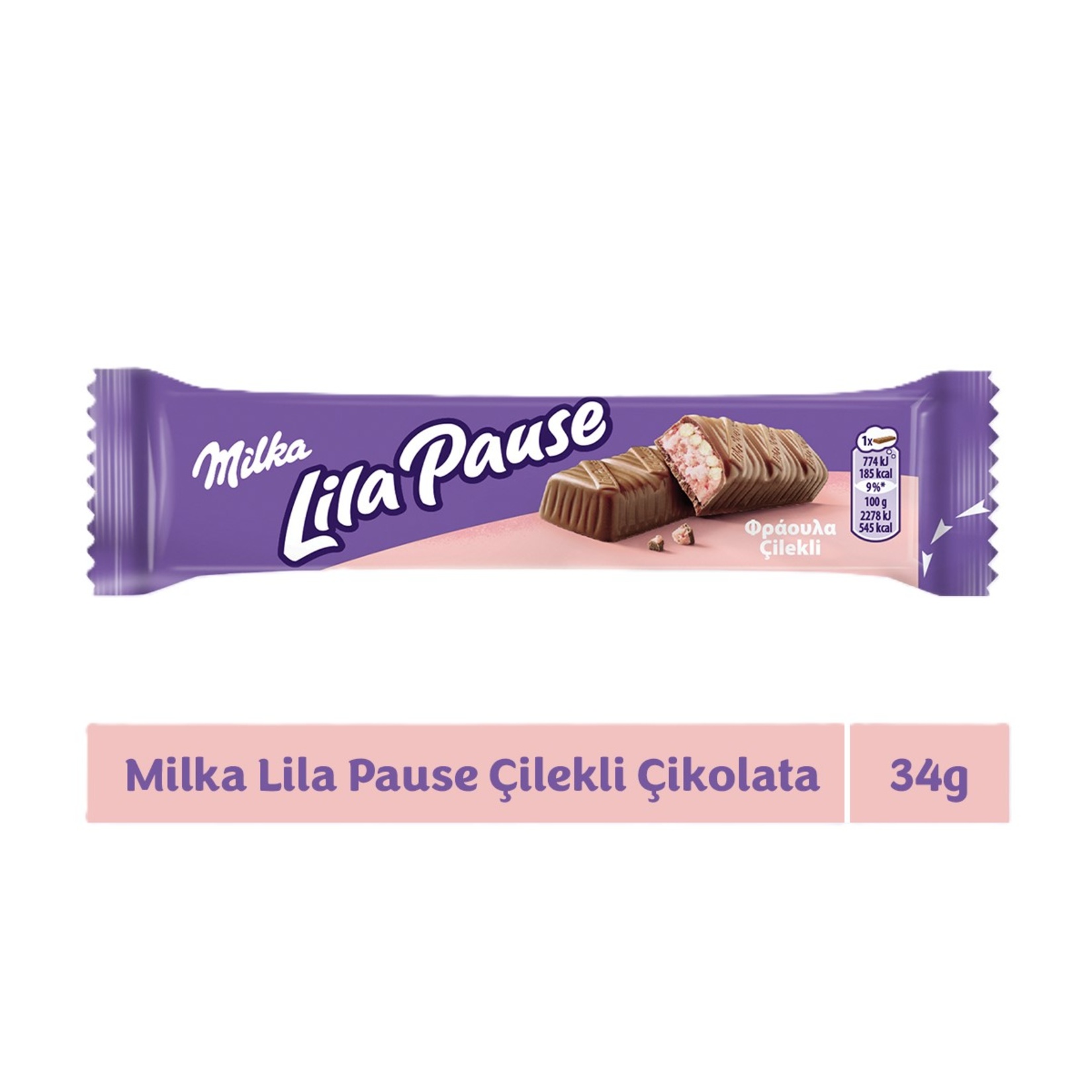 Milka Lila Pause Çilekli 34 G - Görsel 2