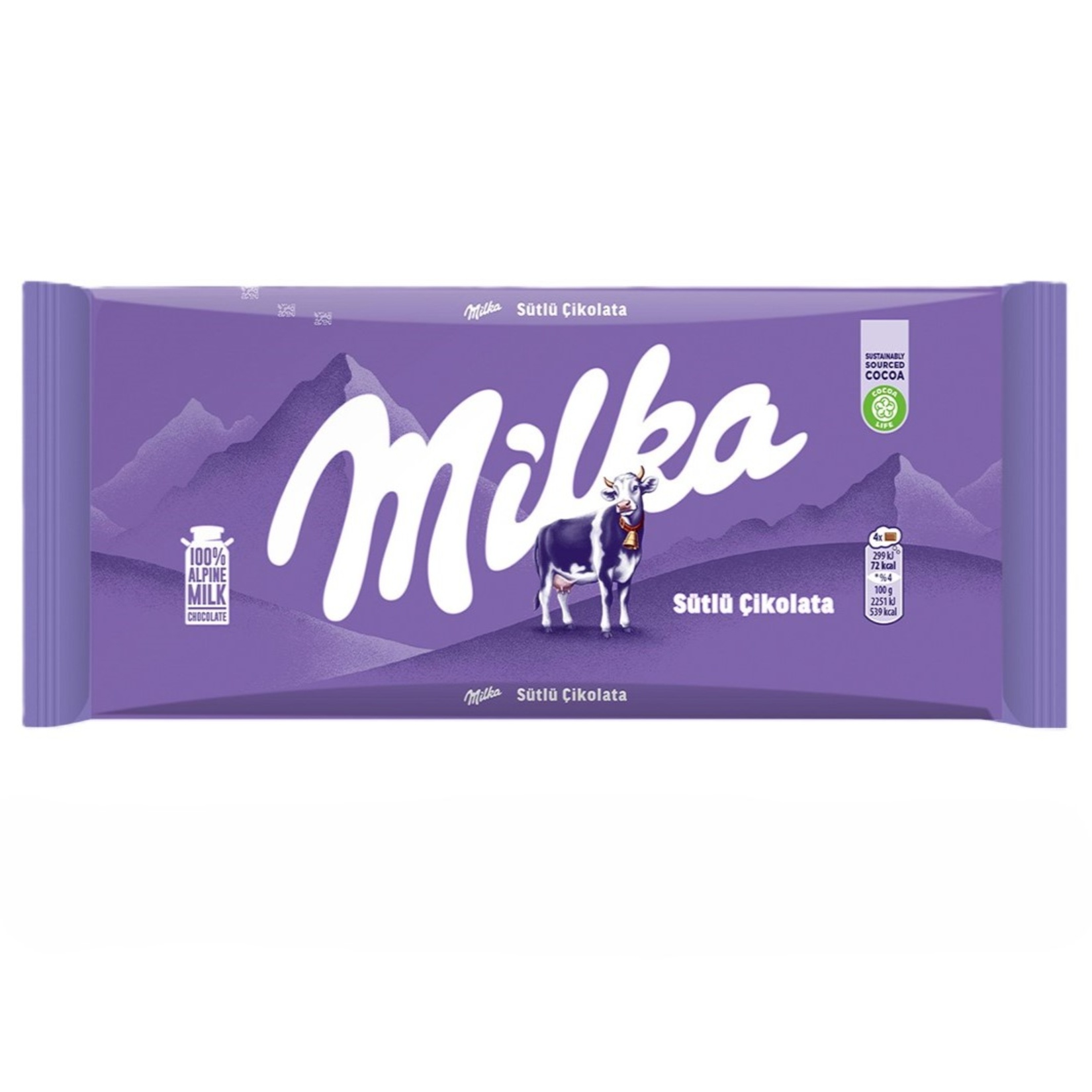 Milka Sütlü Çikolata 80 G - Görsel 1