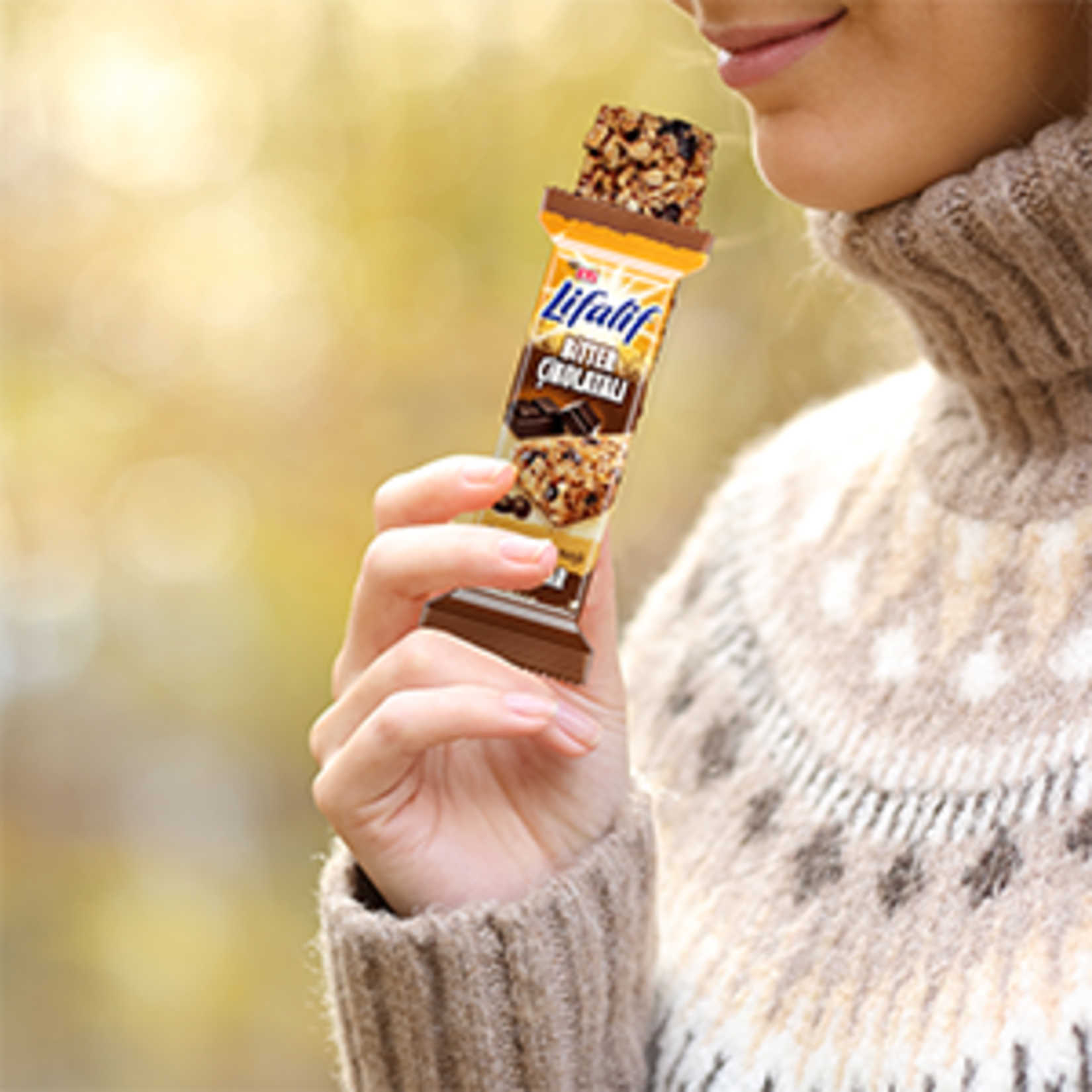 Eti Lifalif Bitter Çikolatalı Yulaf Bar 35 G - Görsel 3