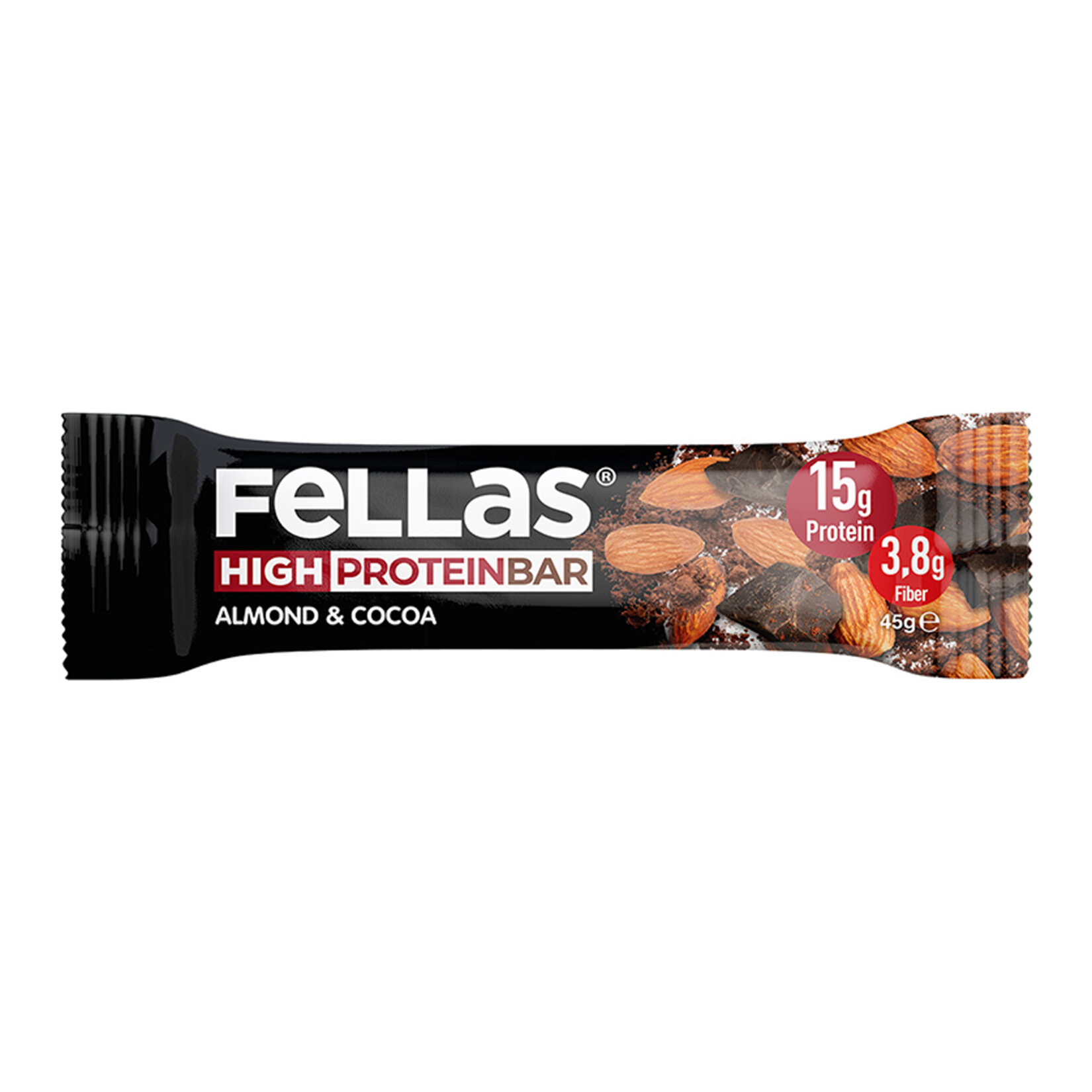 Fellas Badem ve Kakaolu Protein Barı 45 G