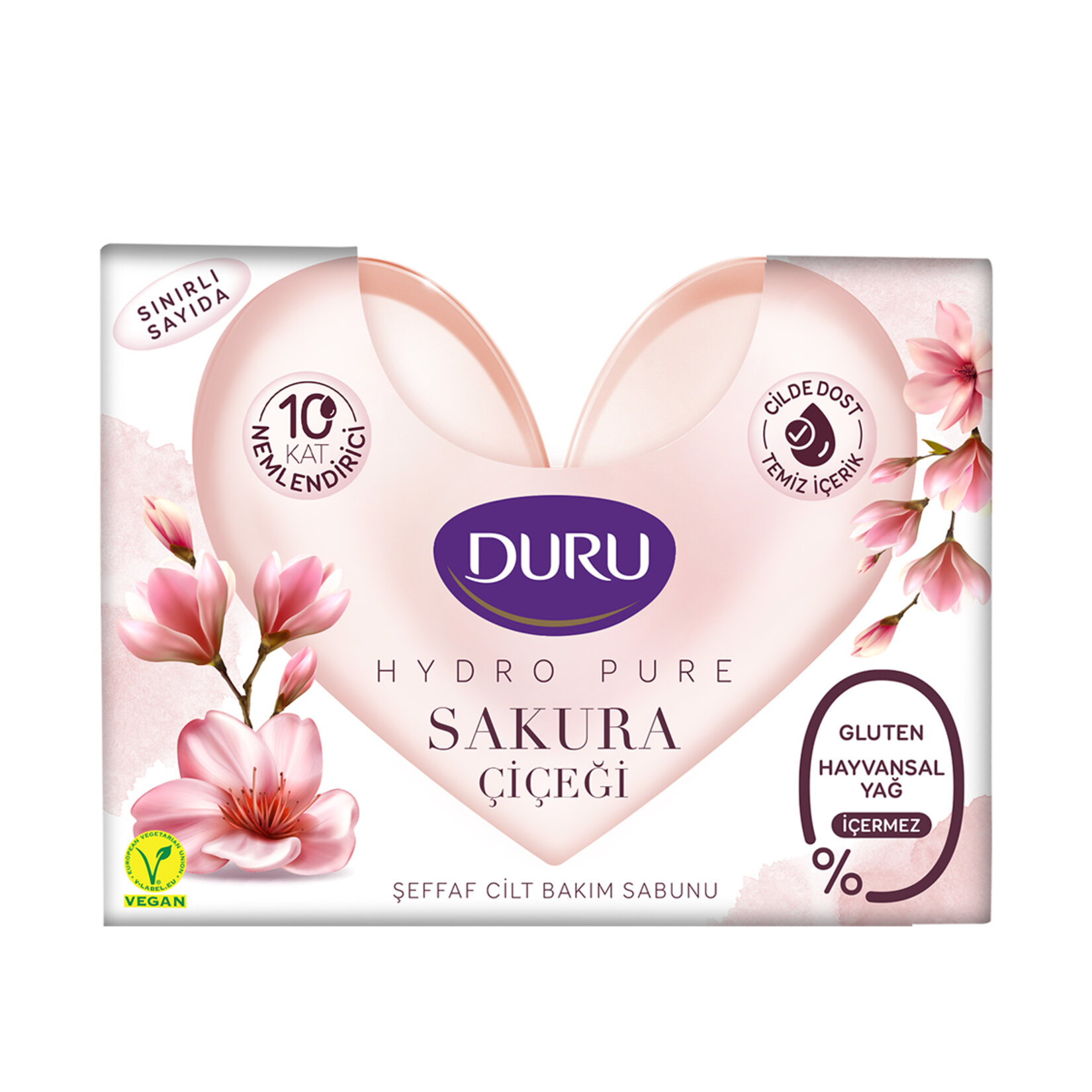 Duru Hydro Pure Sakura Kalpli Sabun 2x135 G
