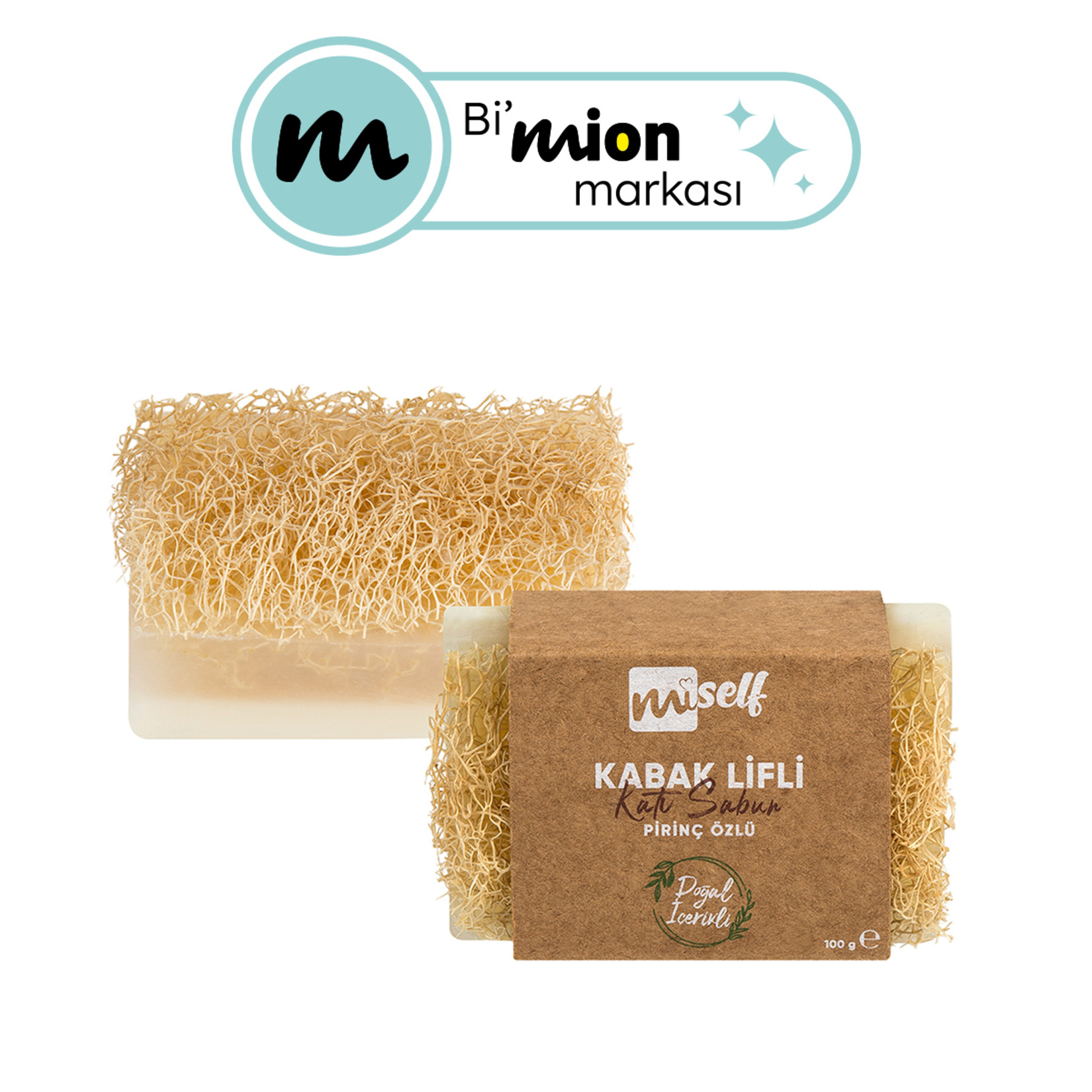 Miself Kabak Lifli Sabun Pirinç Özlü 100 G