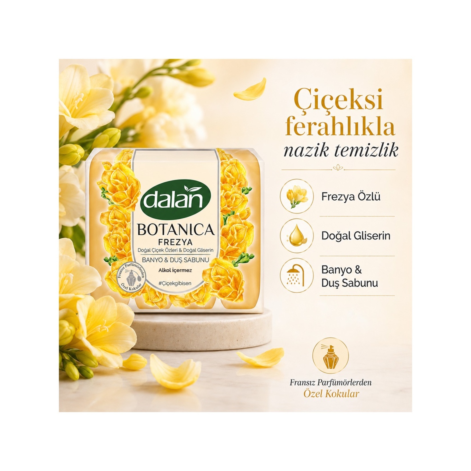 Dalan Botanica Frezya Duş & Banyo Sabunu 600G - Görsel 2