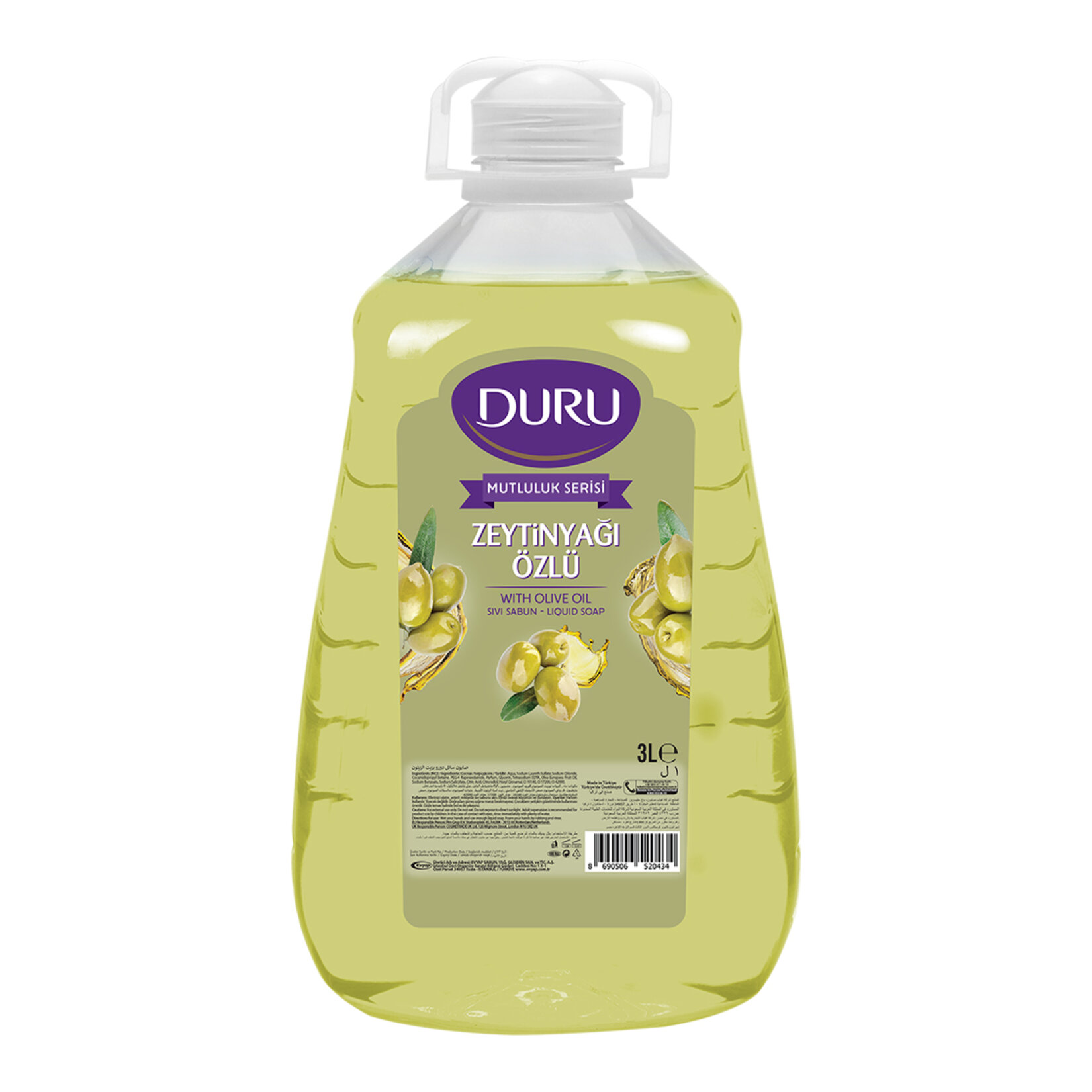 Duru Sıvı Sabun Zeytinyağlı 3 L