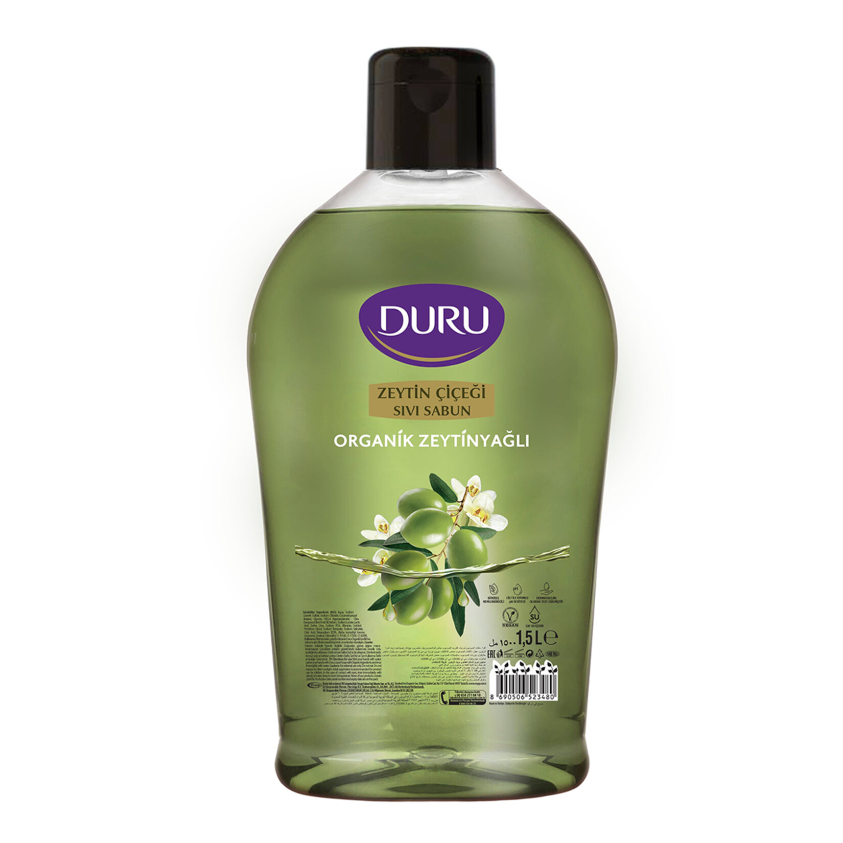 Duru Sıvı Sabun Zeytinyağlı 1,5L