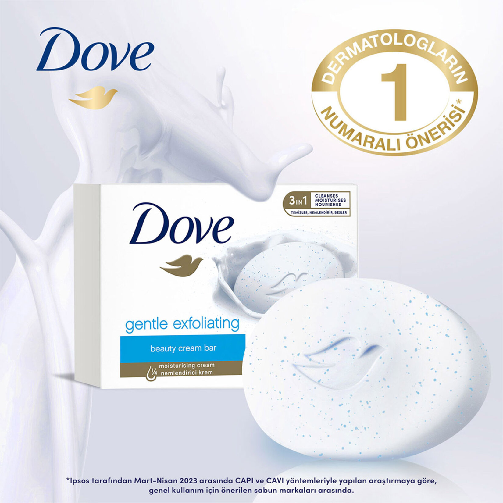Dove Beauty Cream Bar Gentle Exfoliating 90 G - Görsel 3