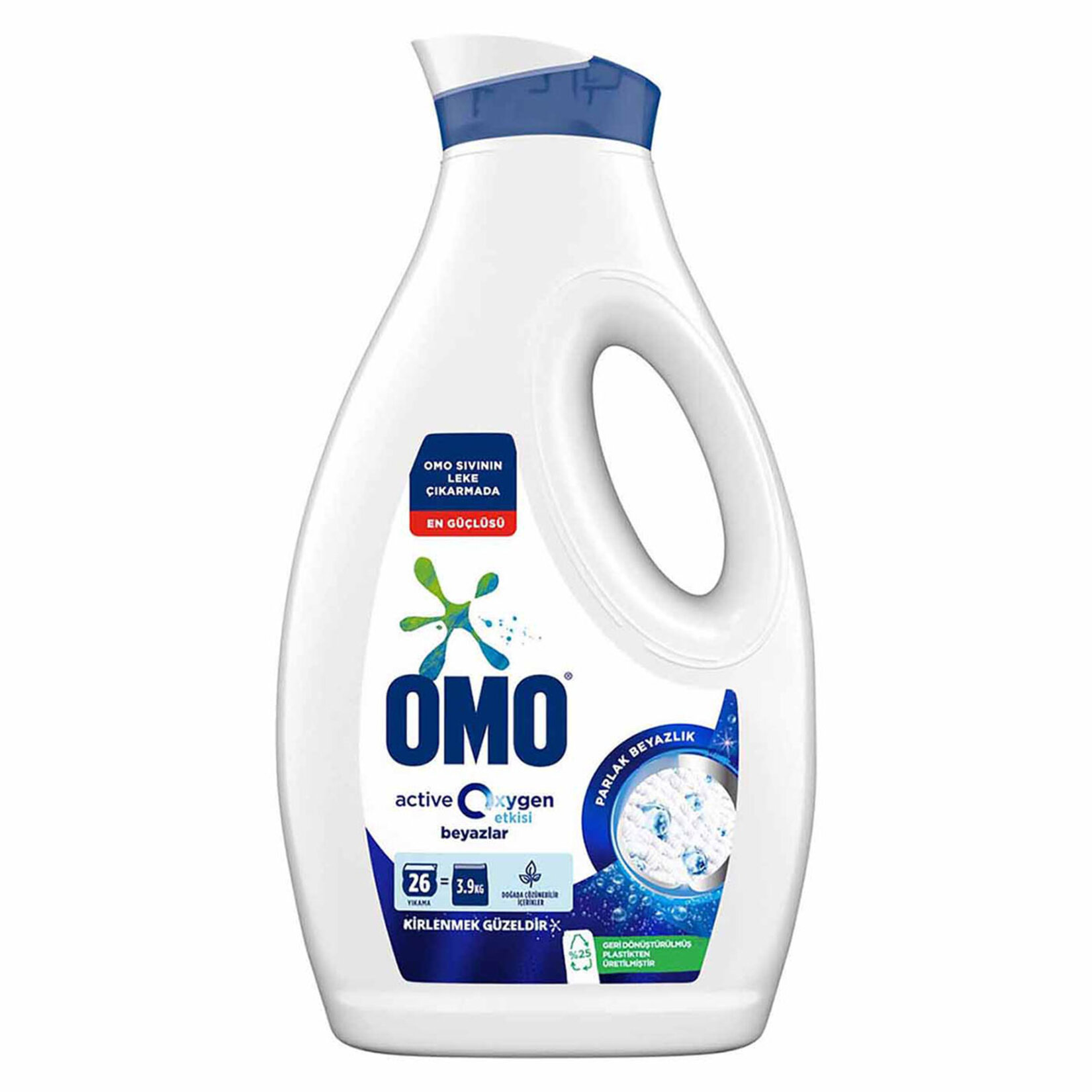 Omo Active Oxygen Etkisi Sıvı Çamaşır Deterjanı Beyazlar İçin 1690 ml - Görsel 1