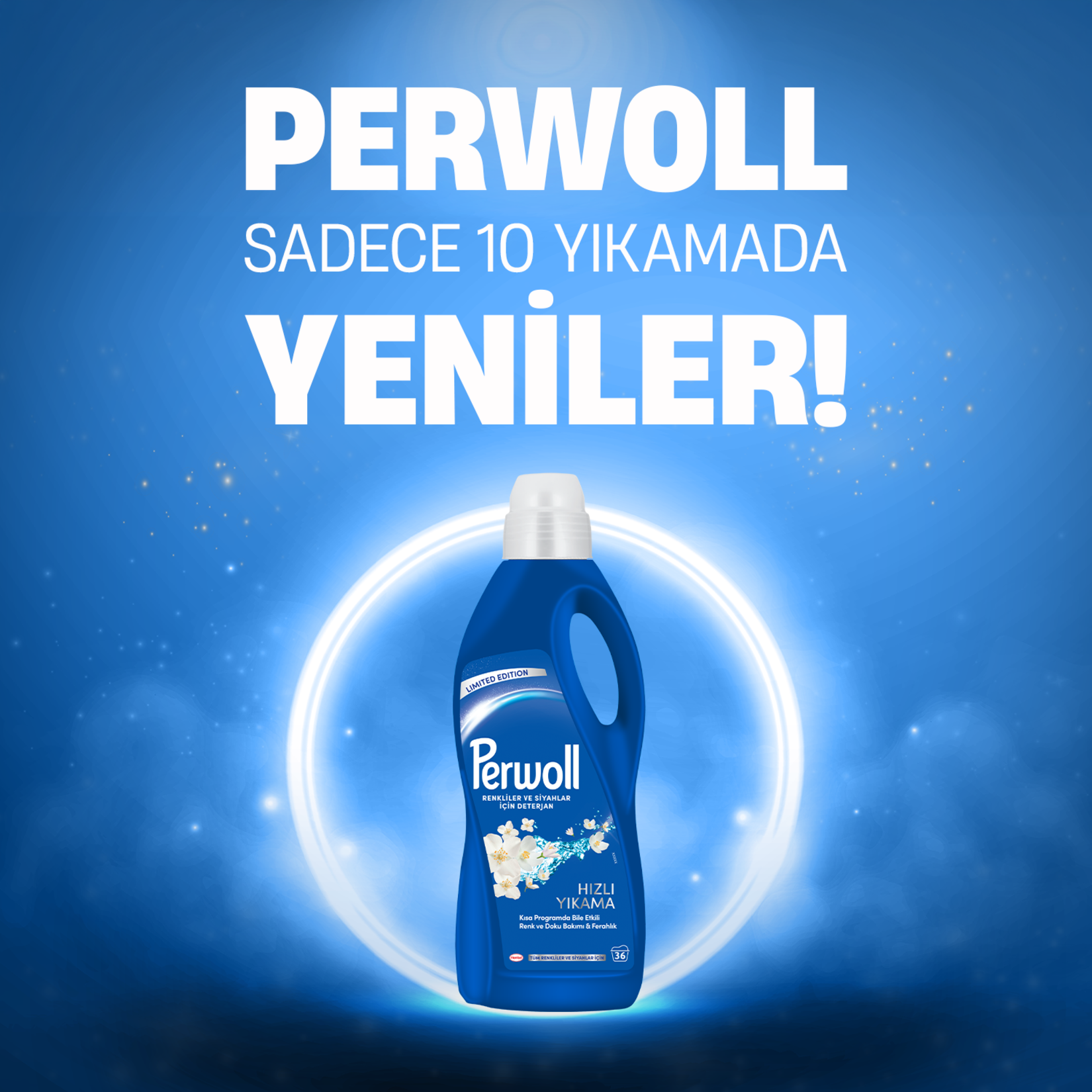 Perwoll Hızlı Yıkama Sıvı Bakım Deterjanı 2 L - Görsel 3