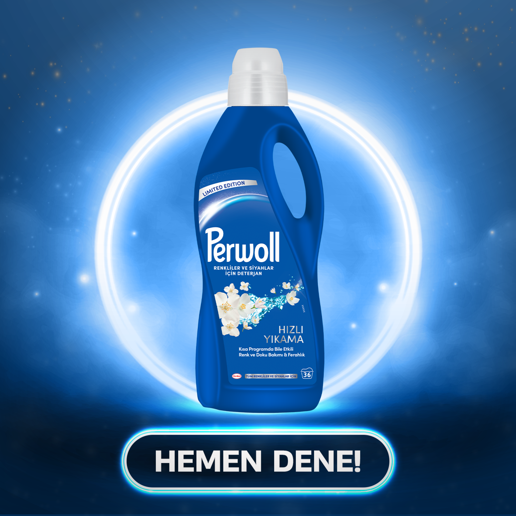 Perwoll Hızlı Yıkama Sıvı Bakım Deterjanı 2 L - Görsel 6