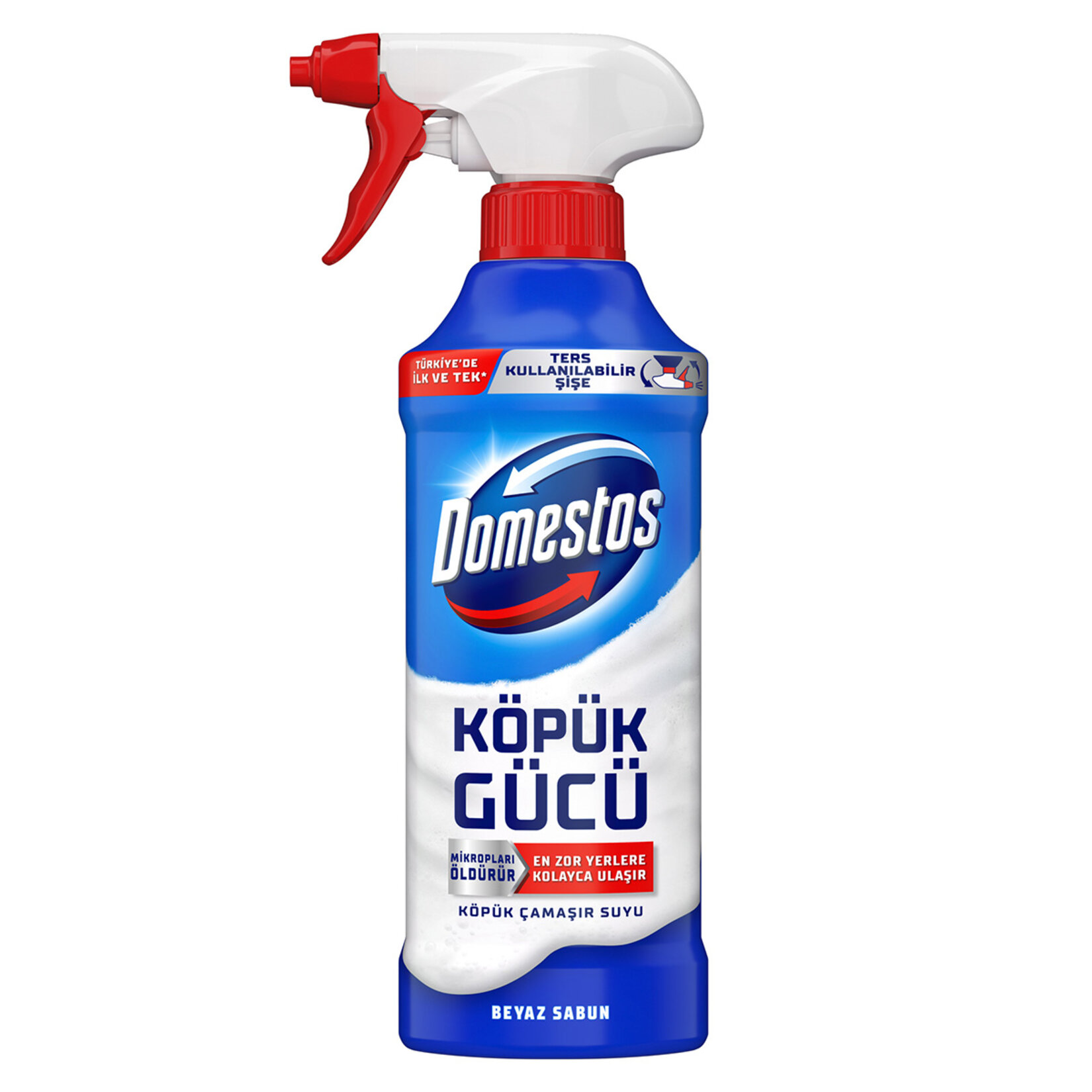 Domestos Köpük Gücü Köpük Çamaşır Suyu Beyaz Sabun 450 Ml - Görsel 1