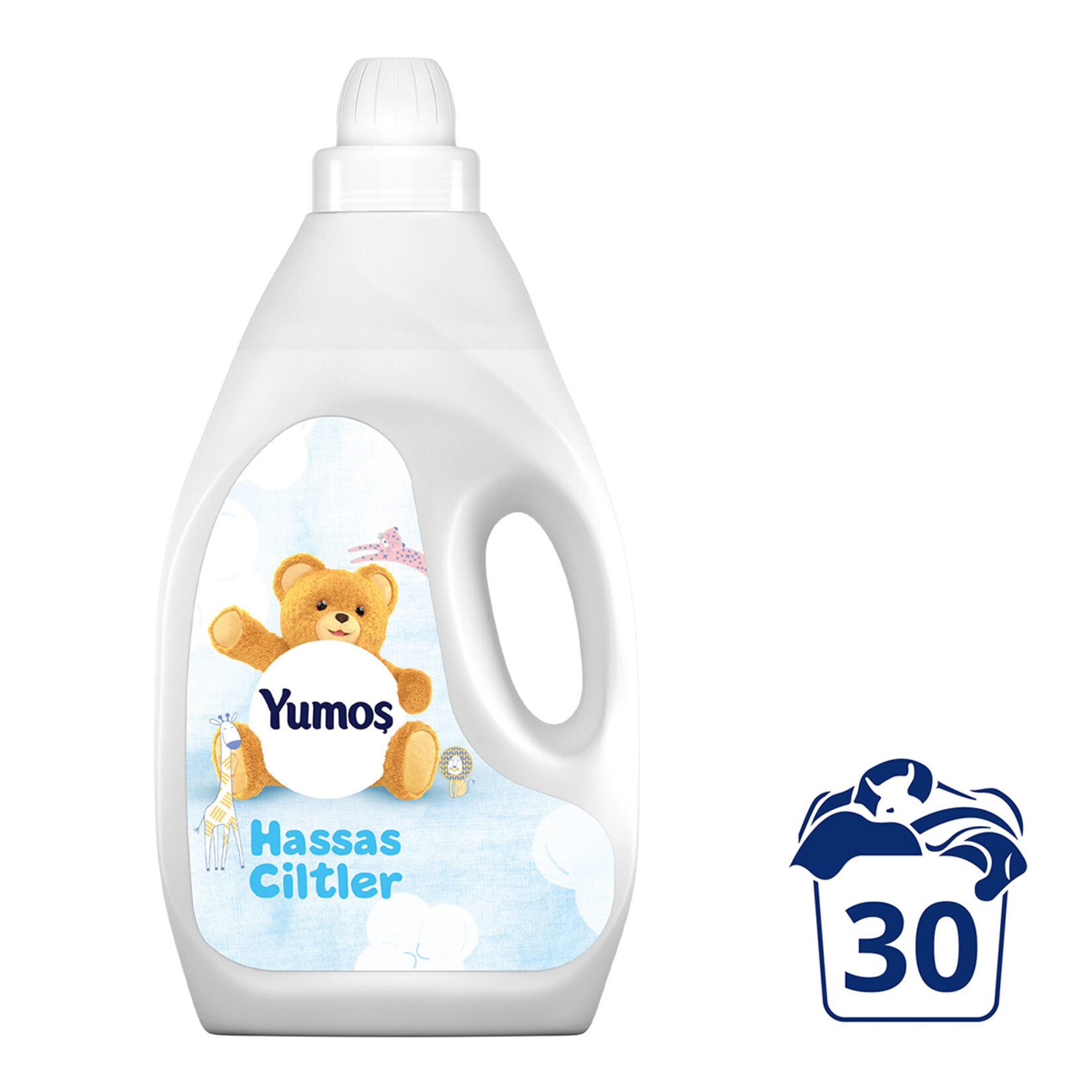 Yumoş Yumuşatıcı Hassas Ciltler İçin 3000 ML 30 Yıkama - Görsel 2