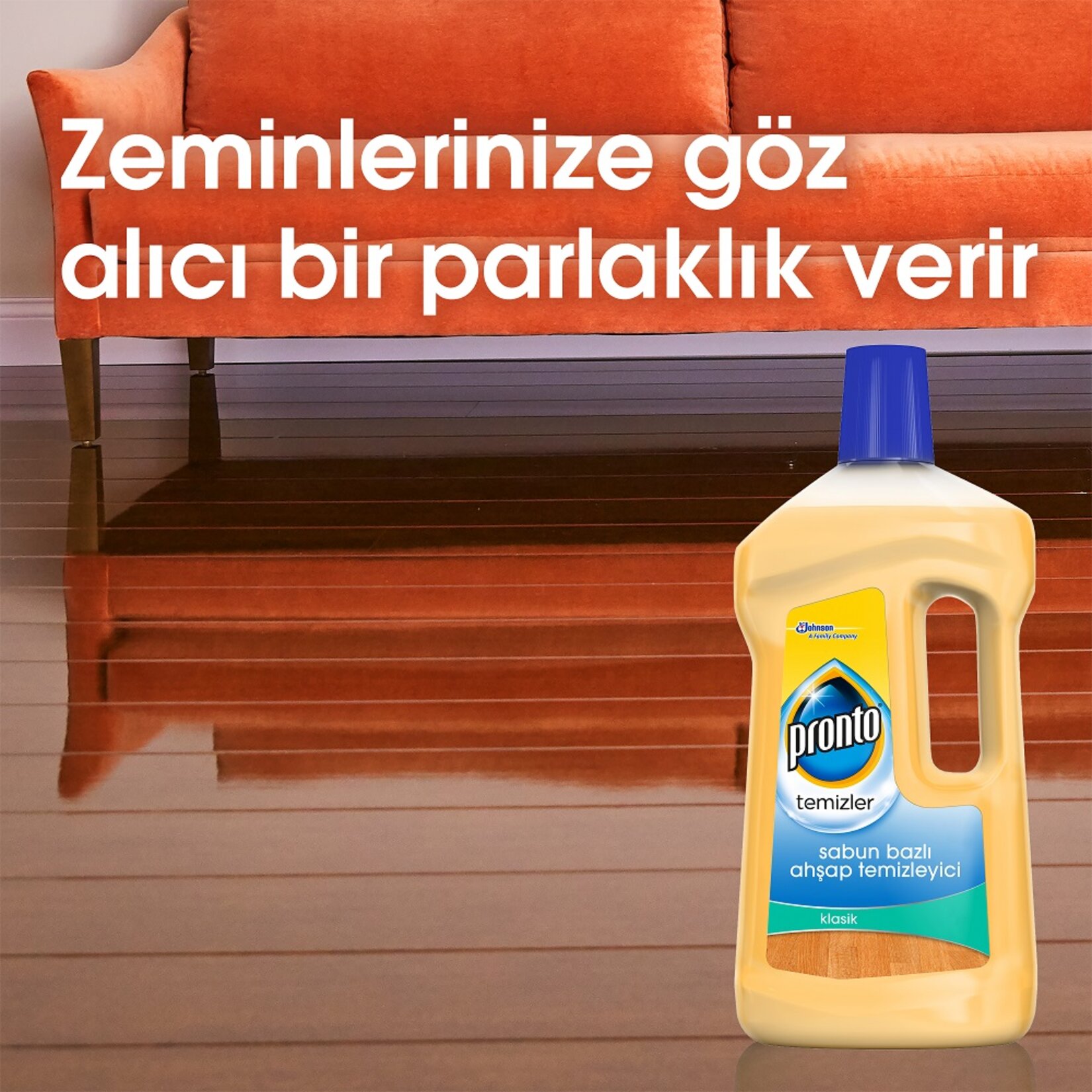 Pronto Ahşap Yüzey Temizleyici Klasik 750ml - Görsel 3