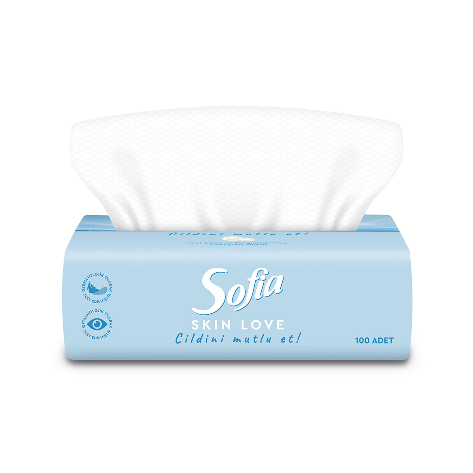 Sofia Skin Love Mendil 100'lü - Görsel 2