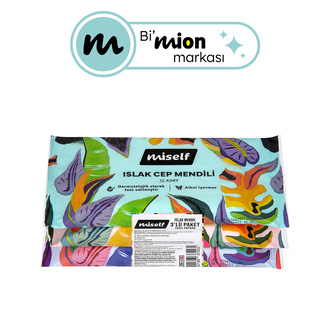 Miself Islak Cep Mendil 3 x 15'li