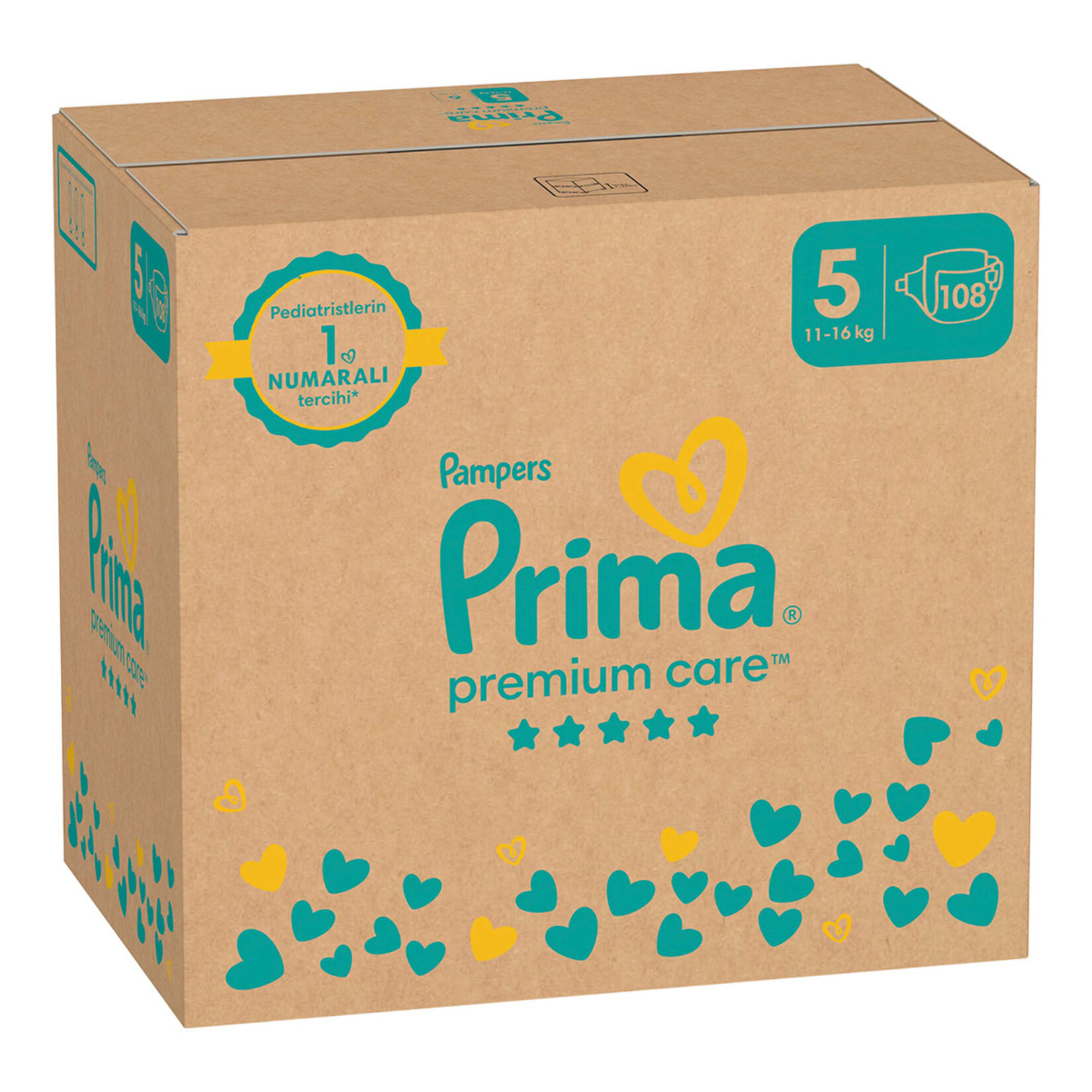 Prima Bebek Bezi Premium Care 5 Beden 108 Adet Aylık Fırsat Paketi - Görsel 2