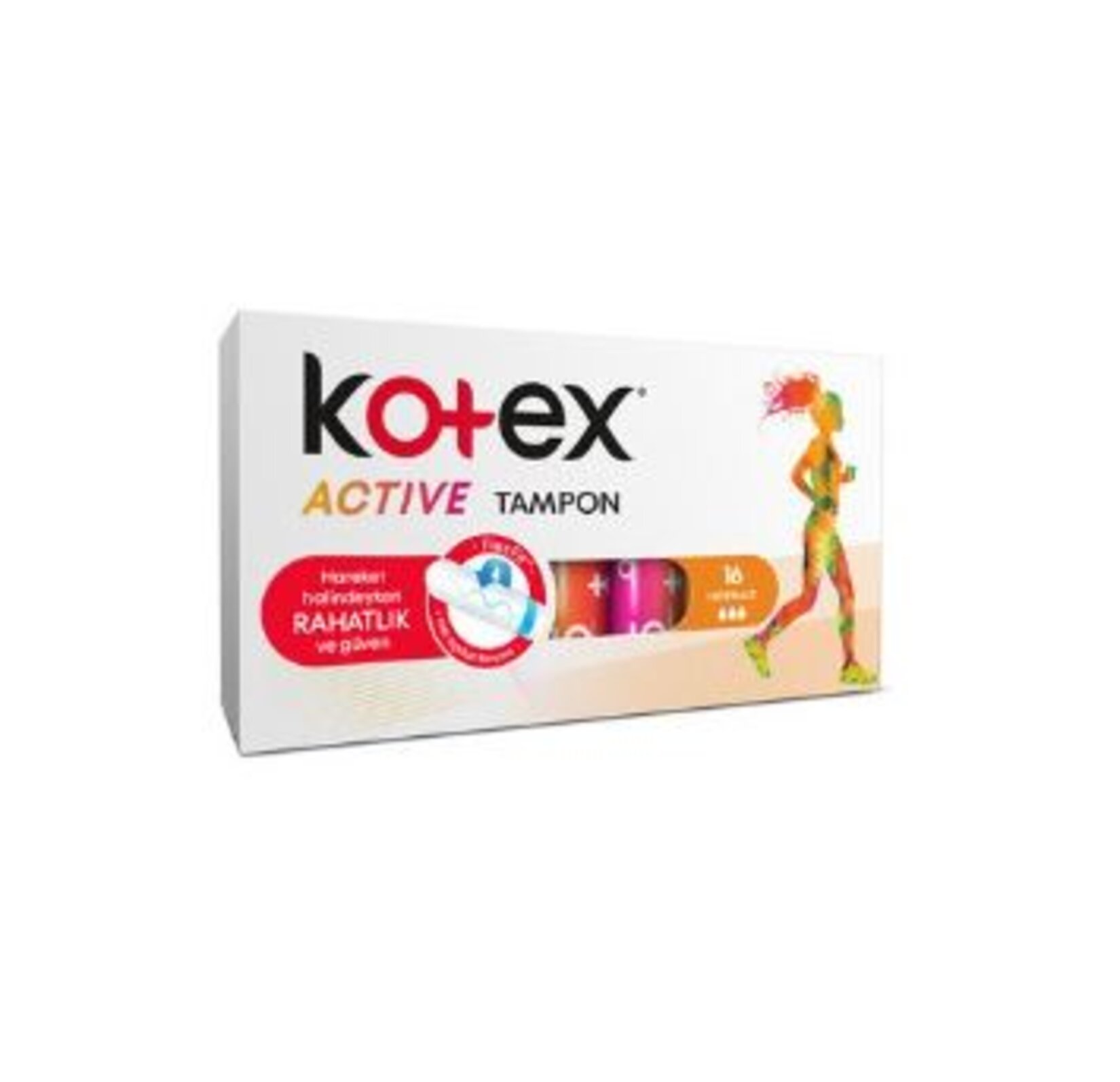 Kotex Active Tampon Normal 16'lı - Görsel 1