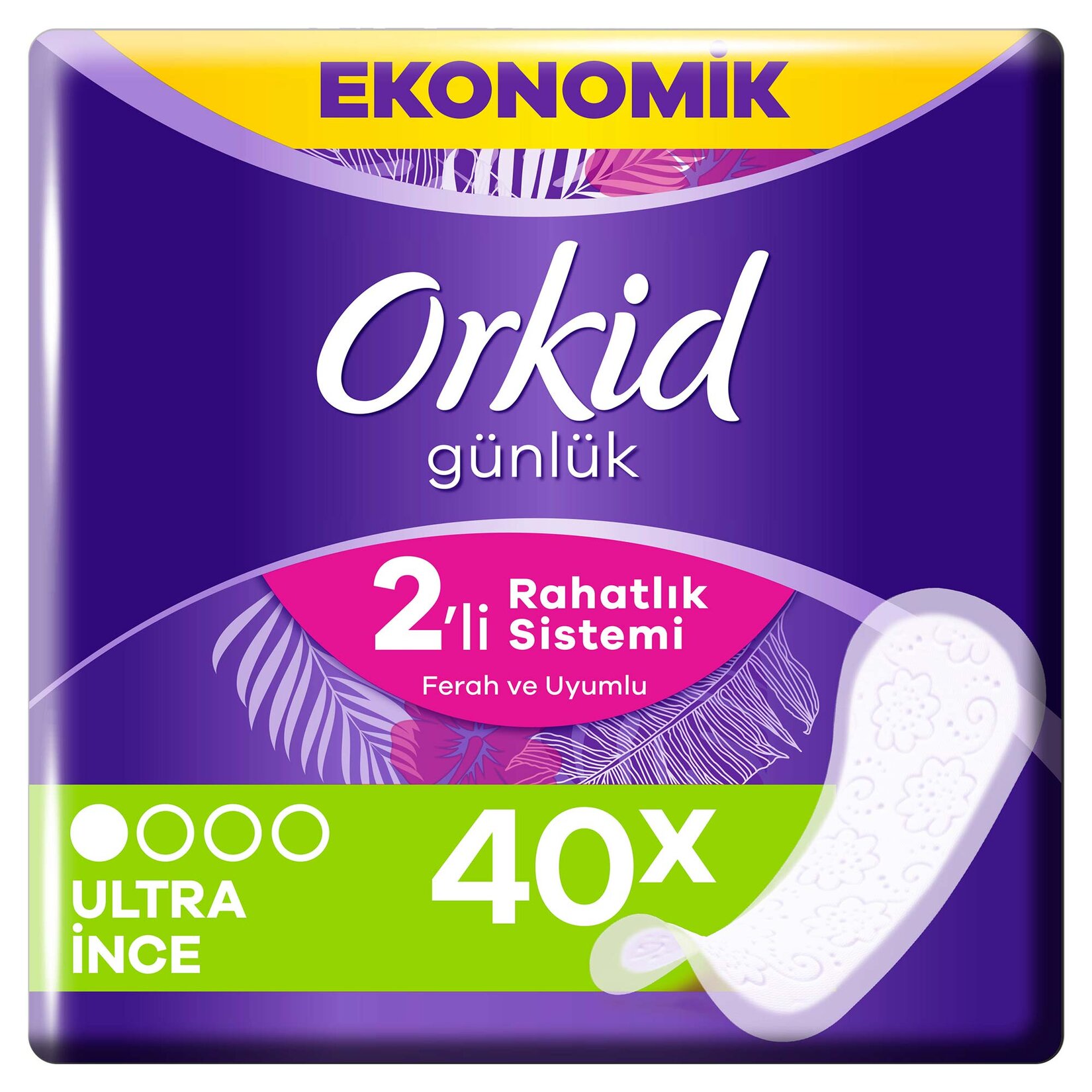 Orkid Günlük İnce Ekonomik Normal 40'lı - Görsel 2