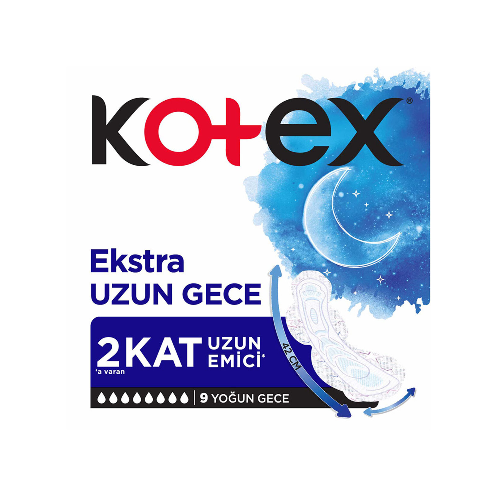 Kotex Extra Uzun Gece 9'lu - Görsel 2