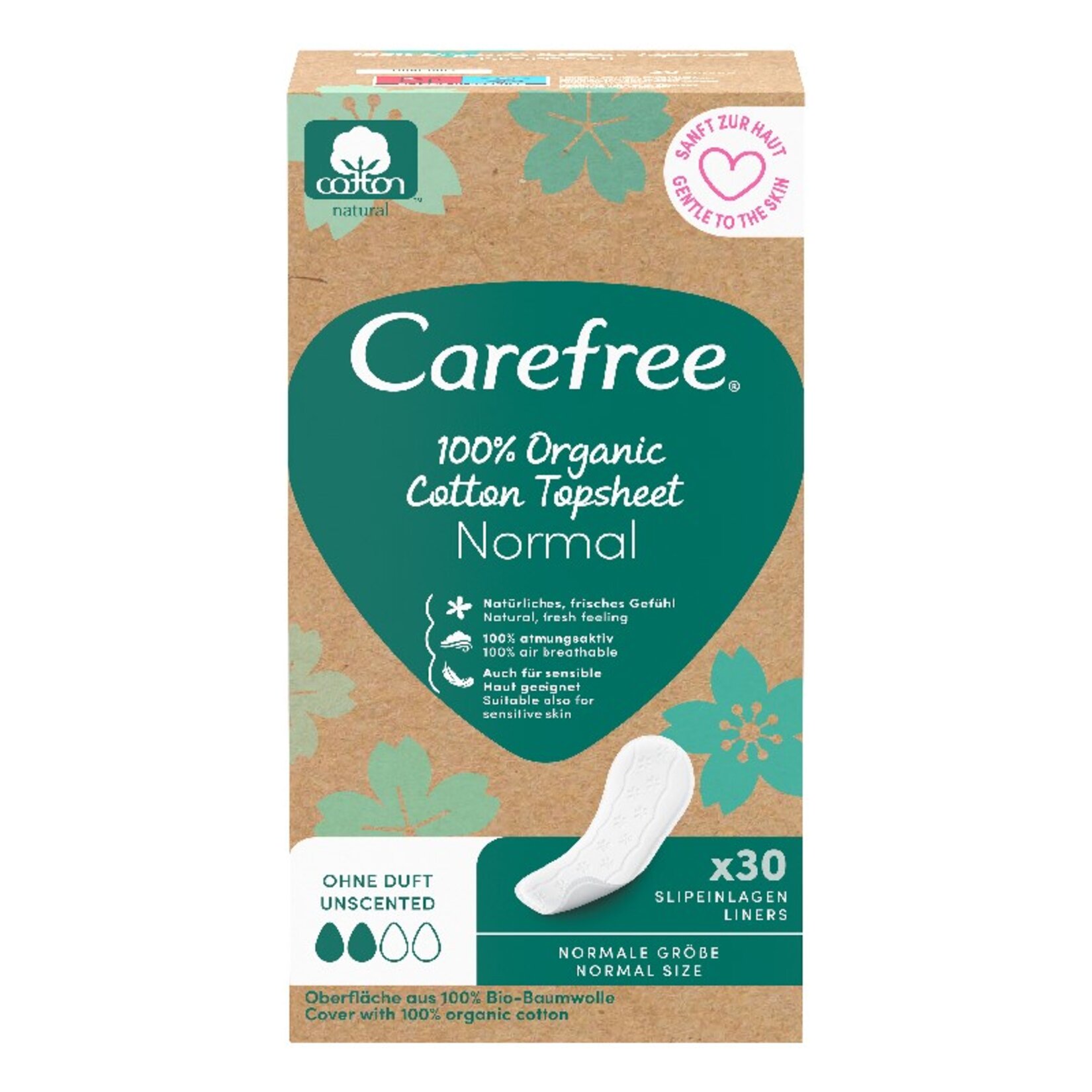 Carefree Organıc Cotton Günlük Ped 30'lu