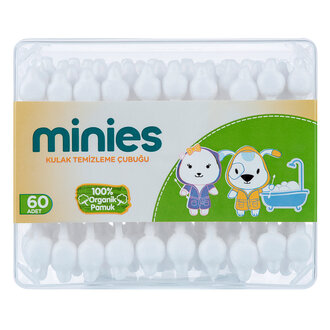 Minies Bebek Kulak Temizleme Çubuğu 60'lı