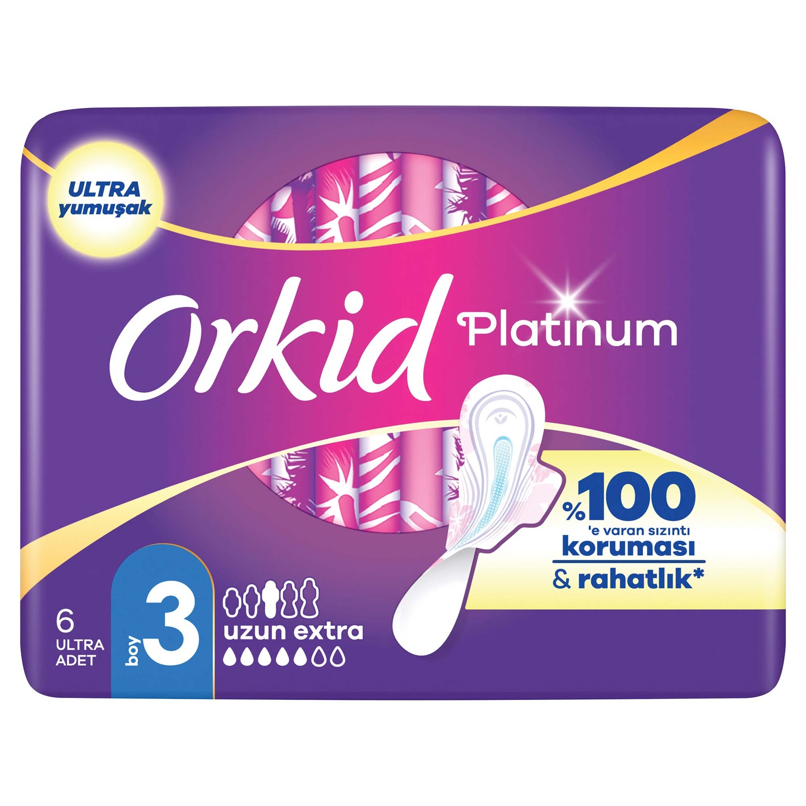 Orkid Platinum Tekli Paket Uzun Ekstra 6'lı - Görsel 1