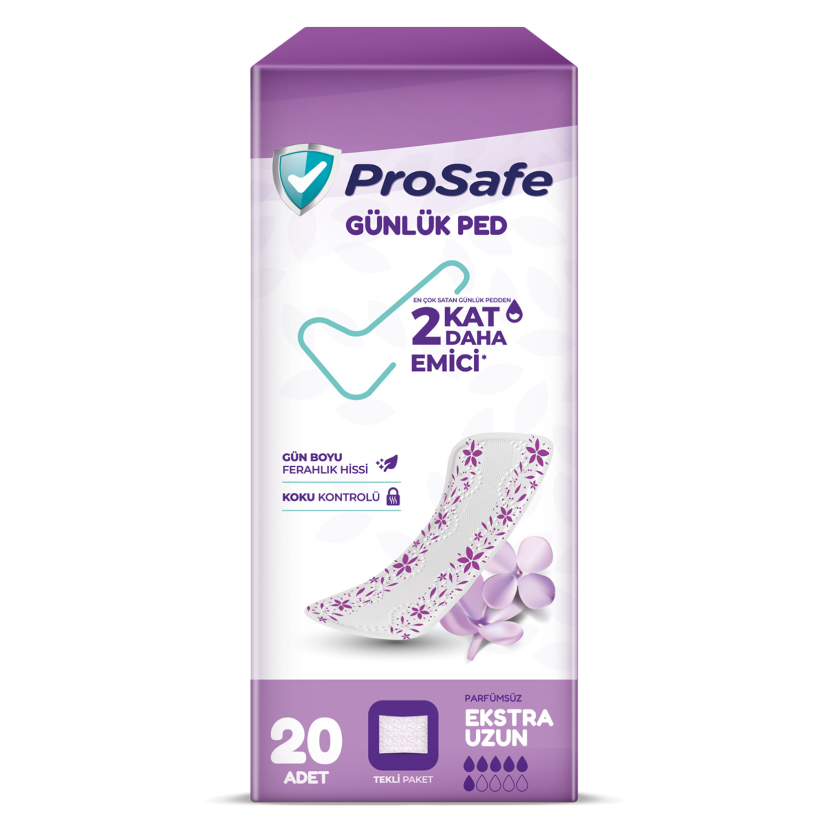 Prosafe Günlük Ped Extra Uzun 20'li