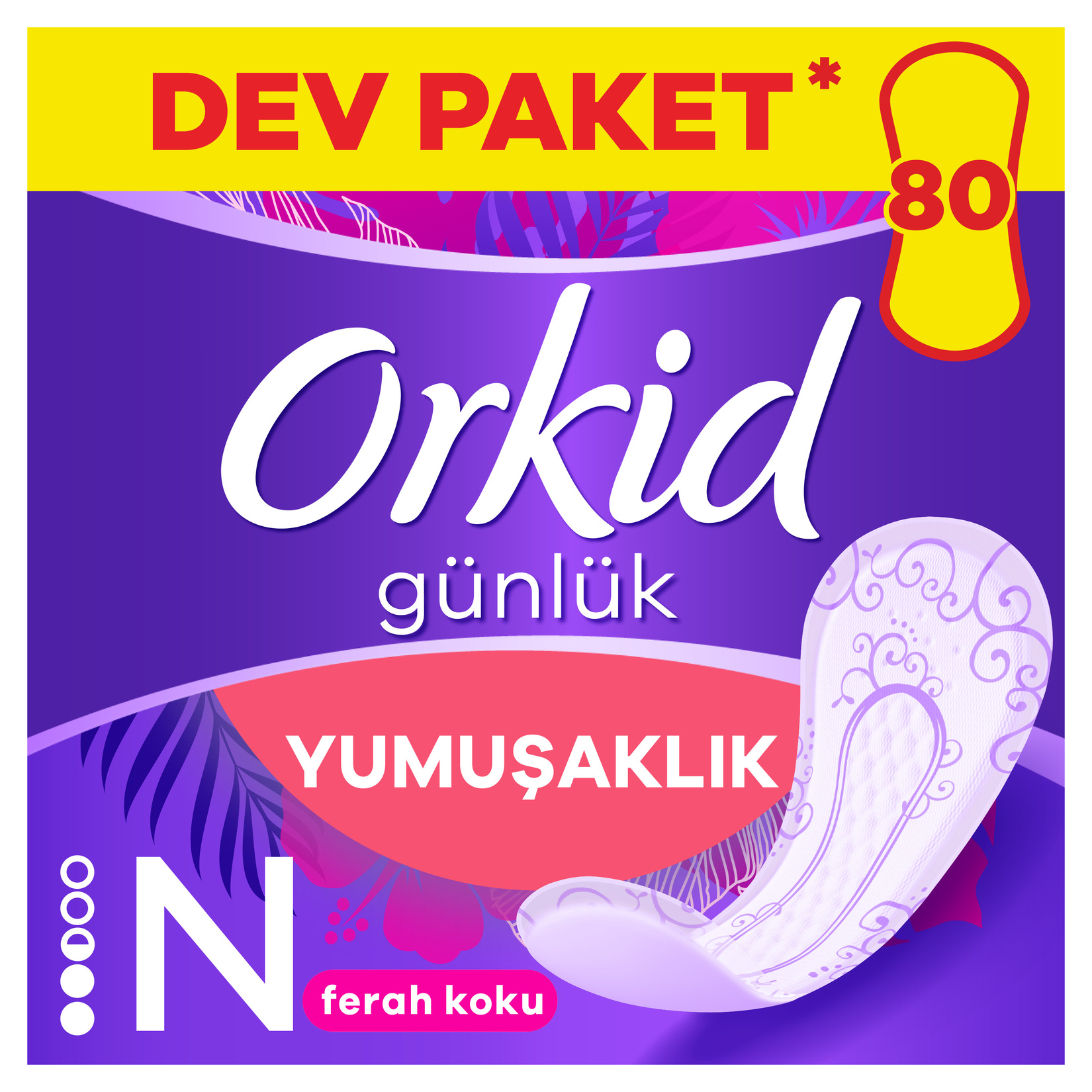 Orkid Pamuksu Yaprak Deofresh Süper Ekonomik 80'li - Görsel 2