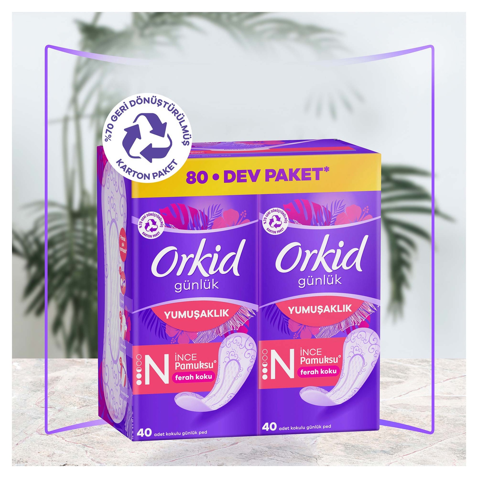 Orkid Pamuksu Yaprak Deofresh Süper Ekonomik 80'li - Görsel 8