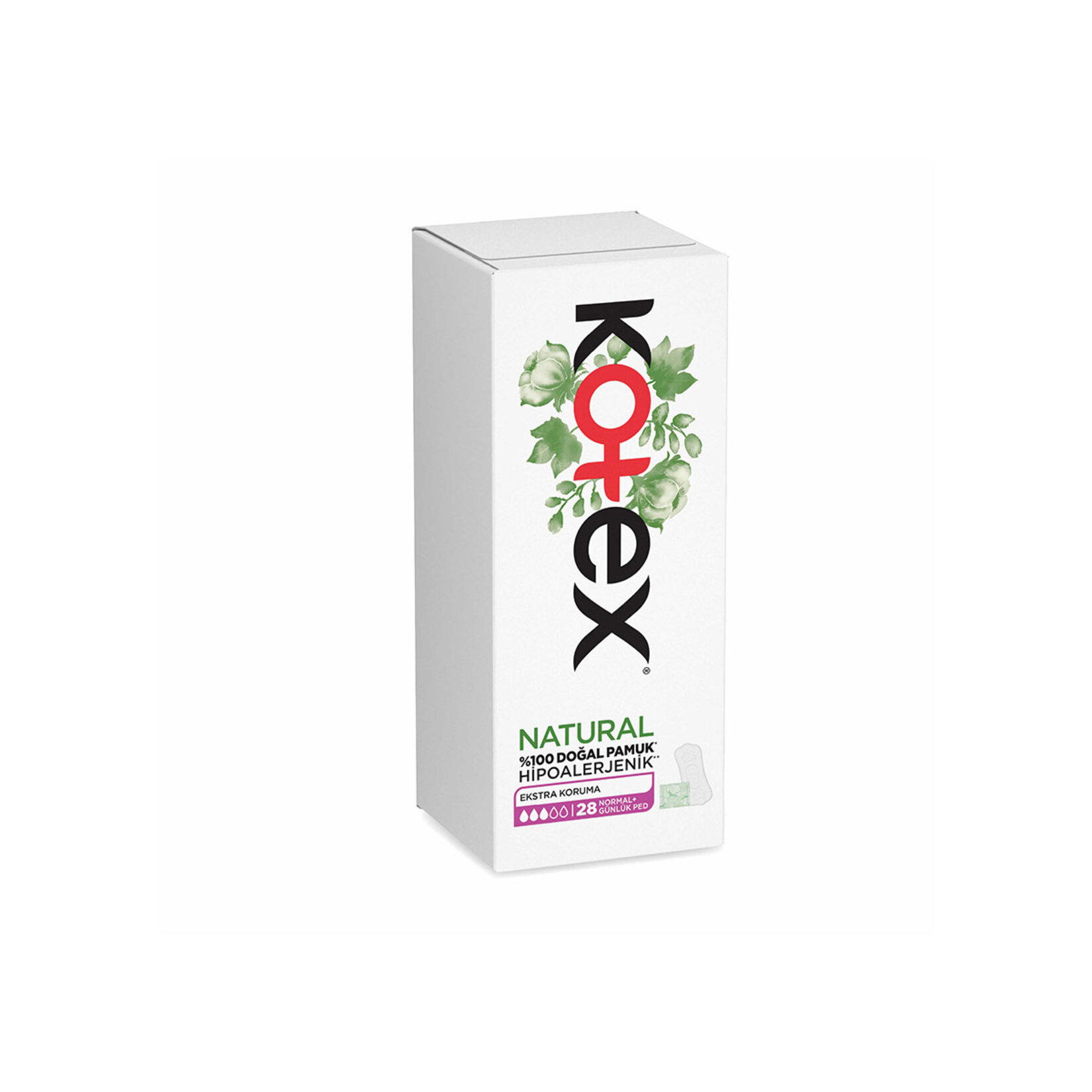 Kotex Natural Normal Günlük Ped 28'li - Görsel 1