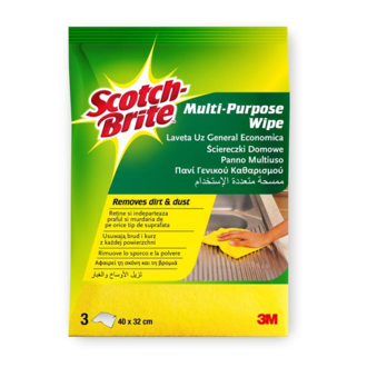 Scotch Brite Renkli Temizlik Bezi 3'lü