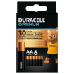 Duracell Optimum AA Alkalin Kalem Pil 1,5 V (LR6 / MN1500) 6’lı Paket - Görsel 1